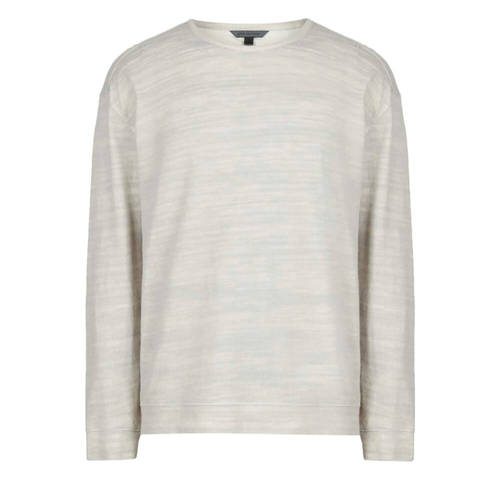 John Varvatos Men's Easy Fit Long Sleeve Textured Crewneck Tee Shirt sz M $118